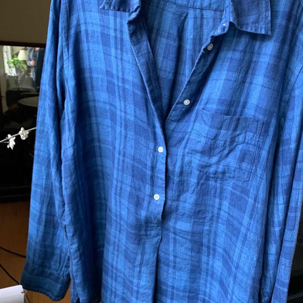 Ralph Lauren plaid linen shirt